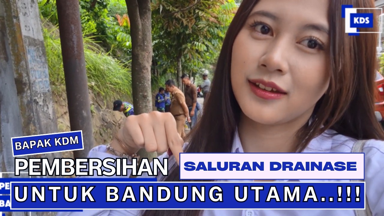 #vlog II BAPAK KDM II PEMBERSIHAN II SALURAN DRAINASE II UNTUK BANDUNG UTAMA !!!