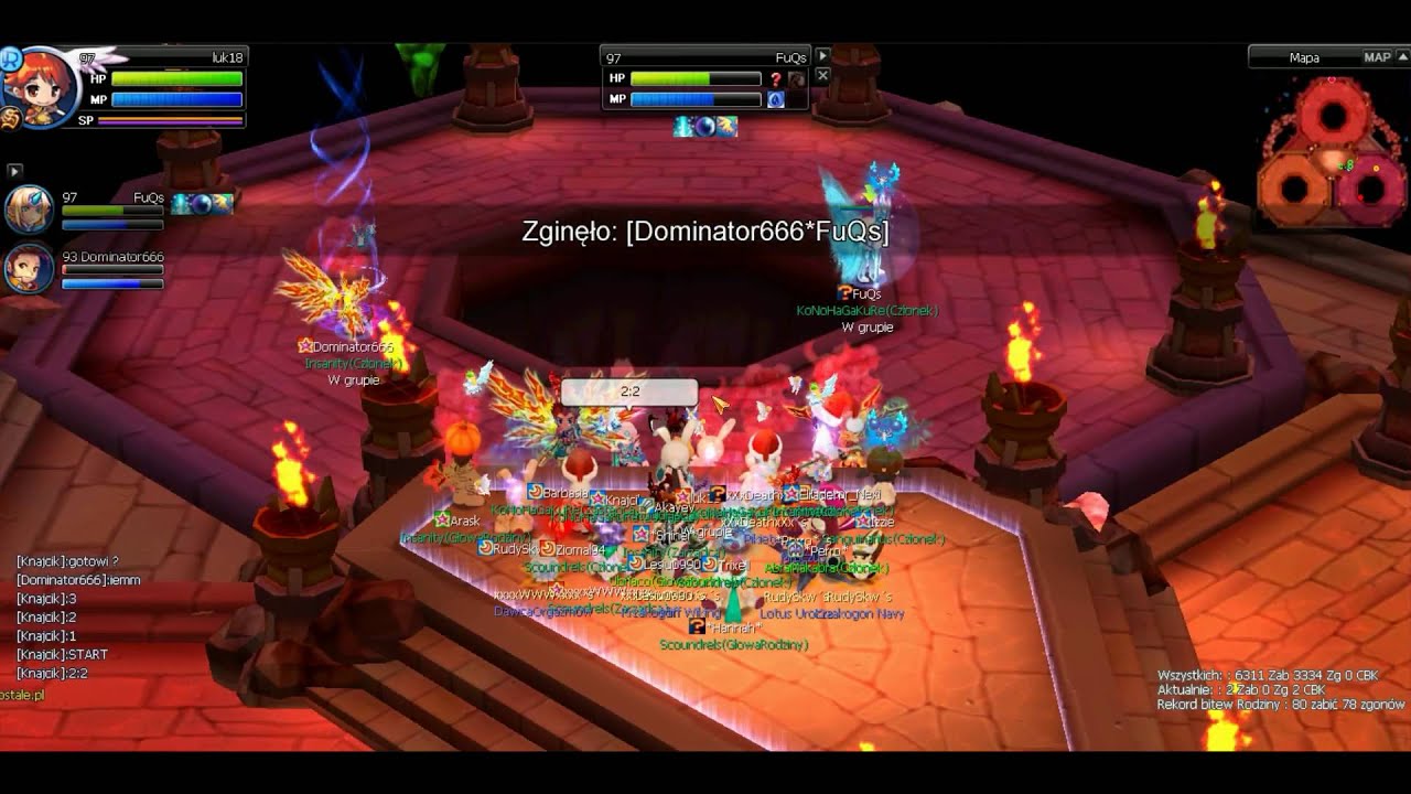 Liga PvP 90-99 (1 edycja)Dominator666 Vs FuQs