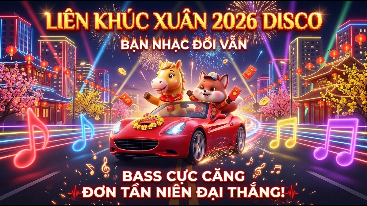 Liên Khúc Xuân 2026 Disco Bass Cực Căng – Bản Nhạc Đổi Vận, Đón Tân Niên Đại Thắng! 🐎🏆🔊