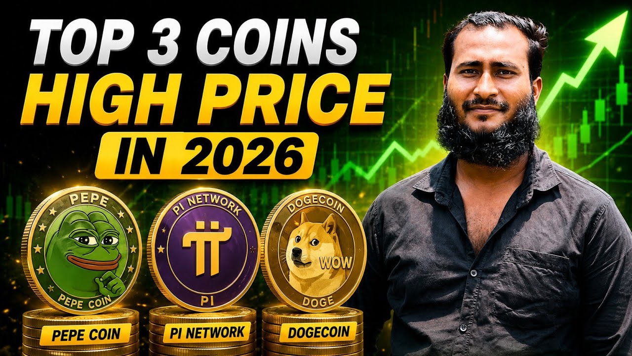 🚀 Top 3 Coins for Huge Gains in 2026 | PEPE Coin | Pi Network | Dogecoin | Big News