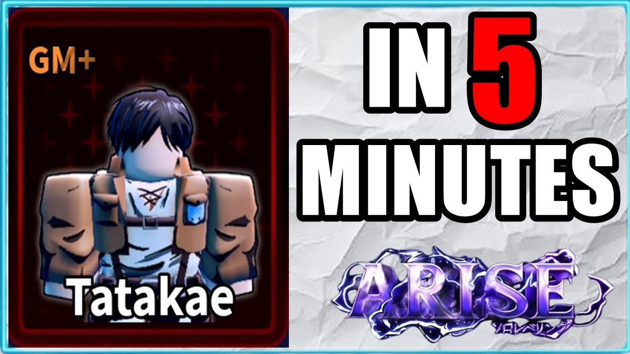 How To Get GM+ RANK Tatakae In Arise Crossover Roblox