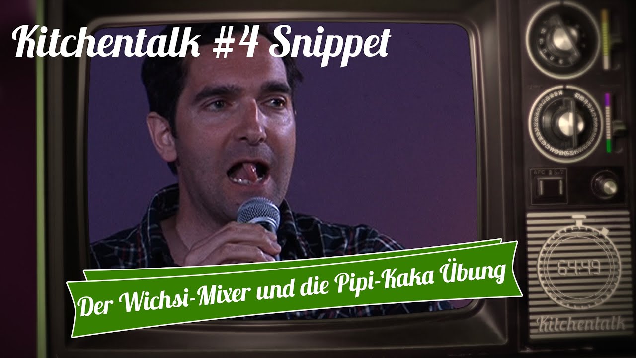Der Wichsi-Mixer und die Pipi-Kaka &Uuml;bung - Schauspieler Thomas Held bei Sprech&uuml;bungen im KITCHENTALK