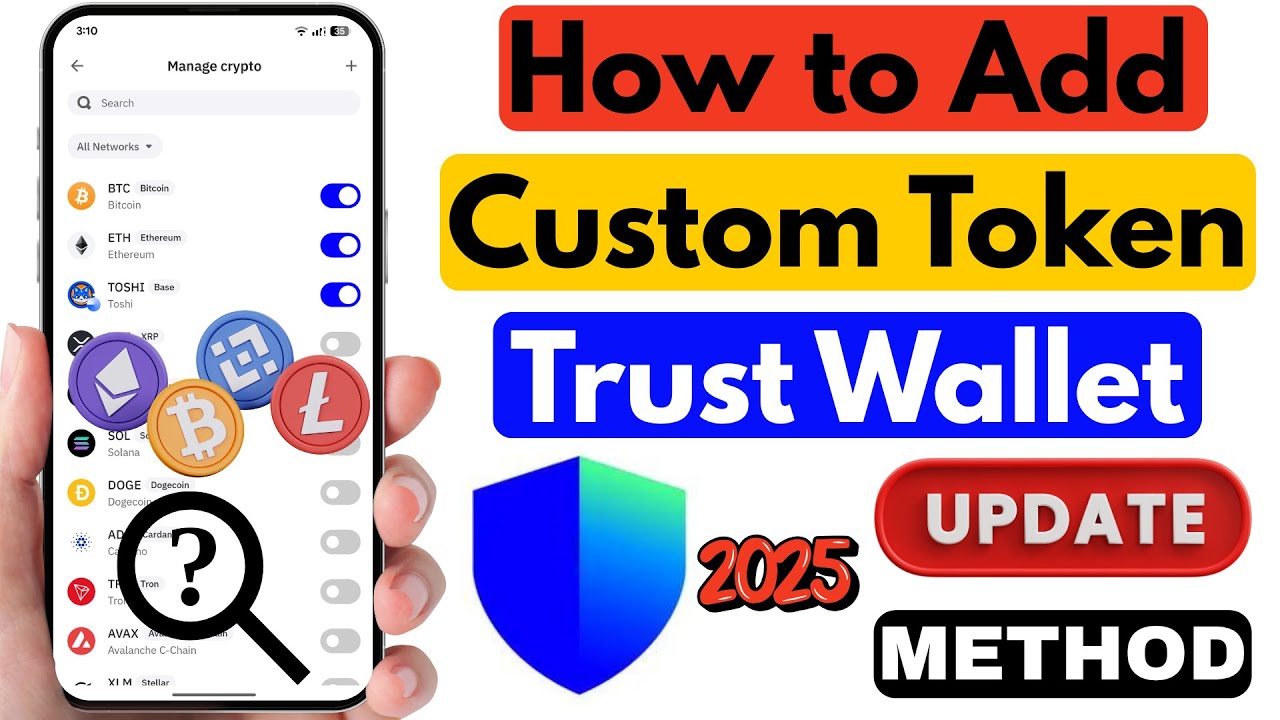 How to Add ANY Custom Token in Trust Wallet (2025 Update Guide) | Import Coin in Trust Wallet