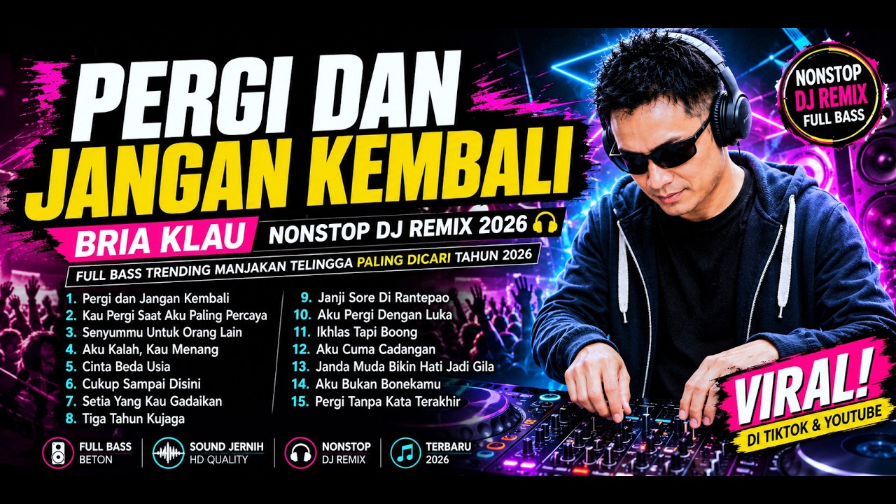 Bria Klau || NONSTOP DJ REMIX 2026 🎧 Full Bass Trending Manjakan Telingga Paling Dicari Tahun 2026