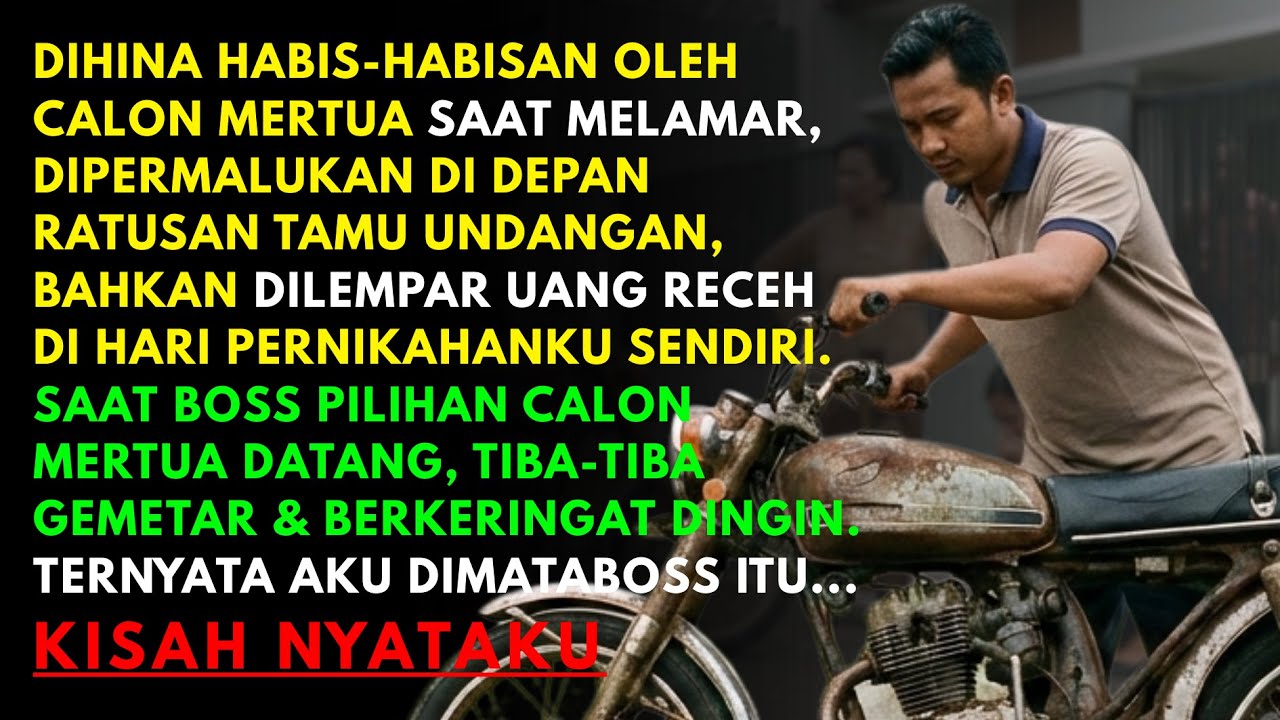 PURA-PURA BANGKRUT & MELAMAR PAKAI MOTOR BUTUT. MERTUA BERKERINGAT DINGIN SAAT TAHU SIAPA MENANTUNYA