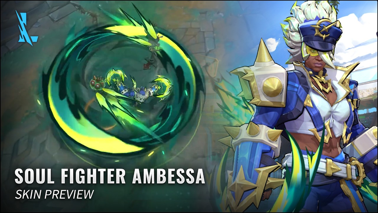 Soul Fighter Ambessa &ndash; Skin Preview || League of Legends: Wild Rift
