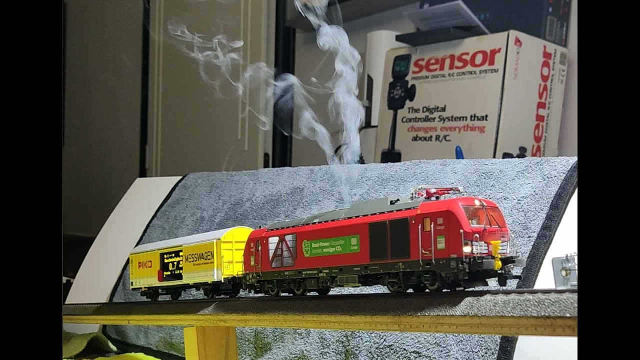 PIKO BR 249 Expert Plus 55929 - Teil 4. Dynamischer Rauchgenerator Test