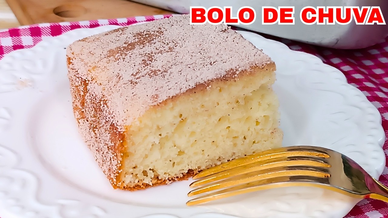 BOLO DE CHUVA ASSADO: O SABOR DA INFÂNCIA, AGORA SAINDO DO FORNO!