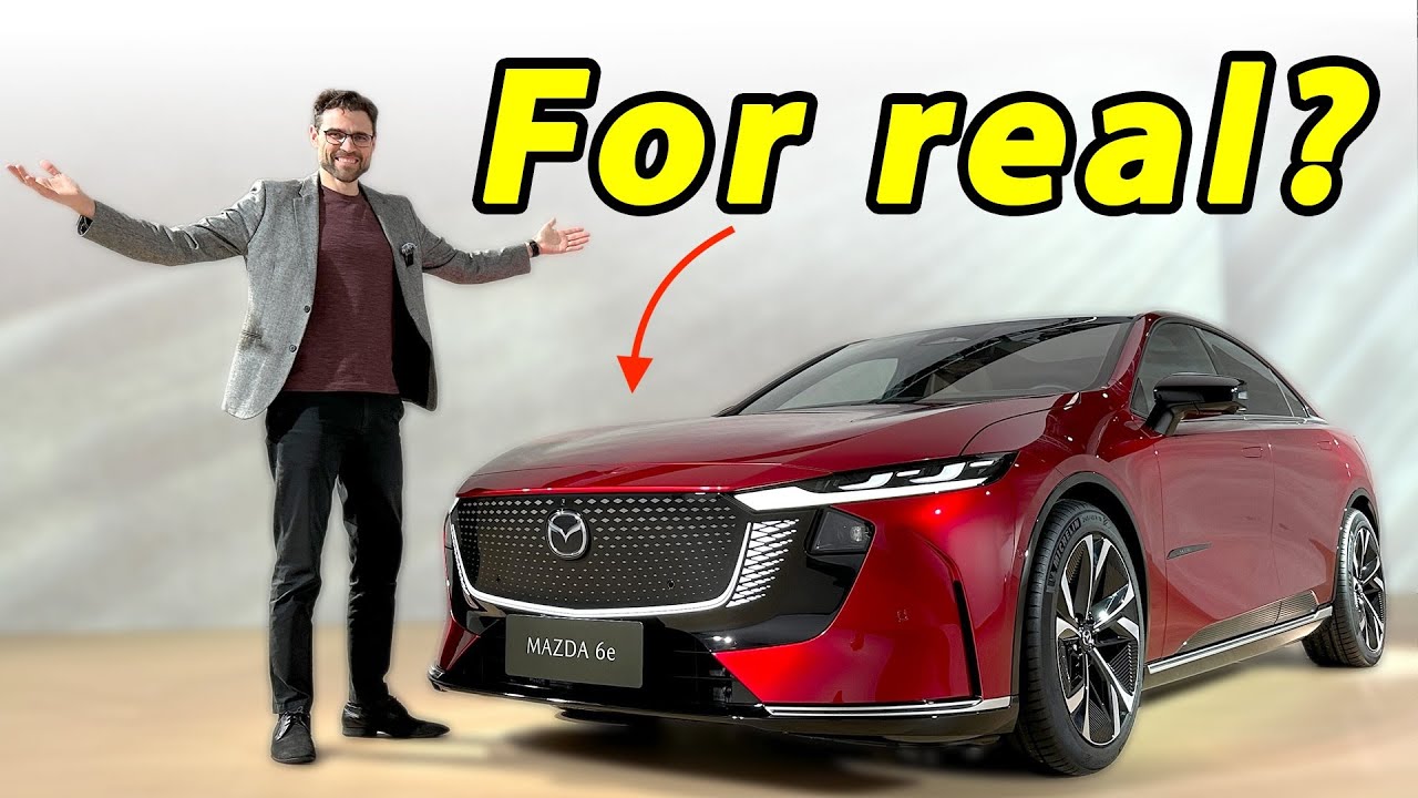 The all-new Mazda 6 is a Tesla Model 3 hunter! Mazda 6e REVIEW (EZ-6)