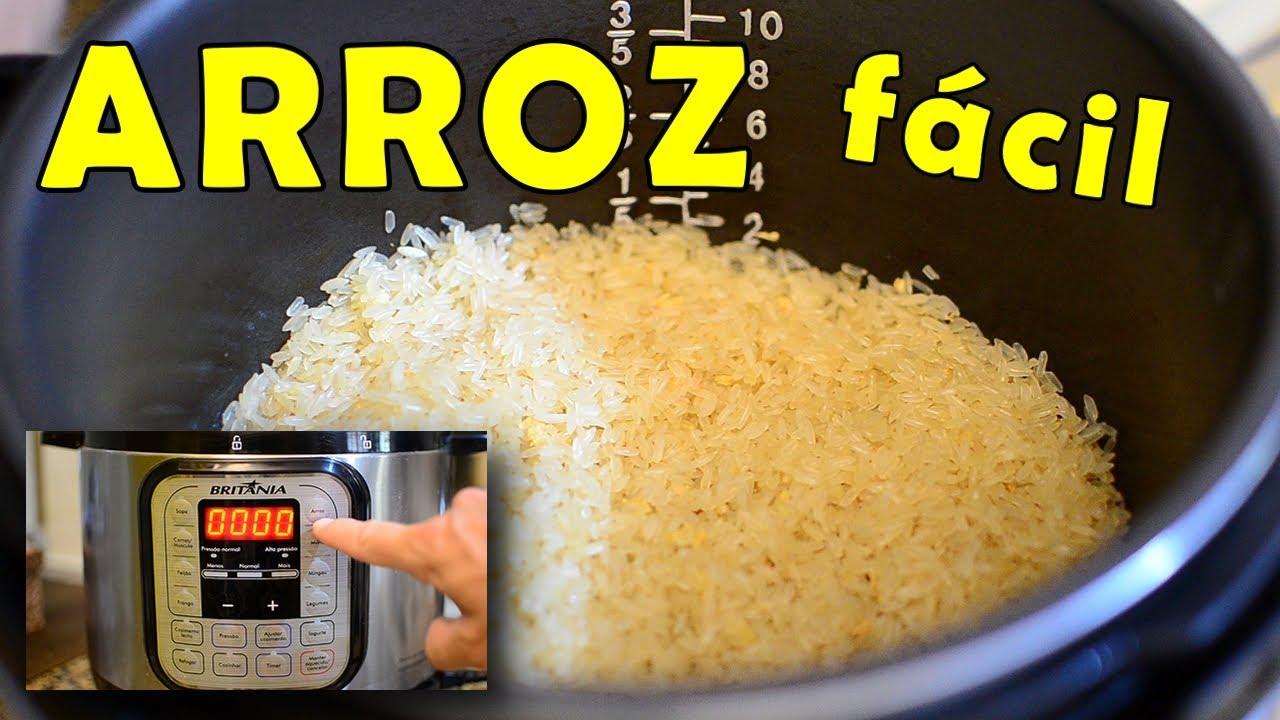 COMO FAZER ARROZ NA PANELA DE PRESSÃO ELÉTRICA