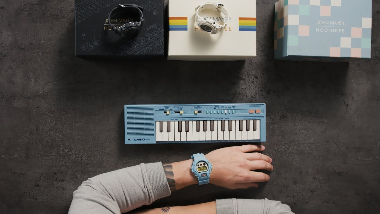 Как играть на клавиатуре CASIO PT-1 с Джоном Майером и G-Shock
