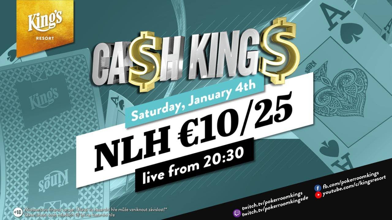 💶 Special Ca$h King$ €10/€25 NLH Cash Game live from King's Resort 👑