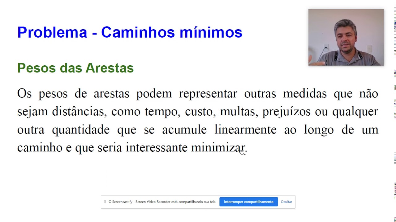 Caminhos Mínimos em Grafos