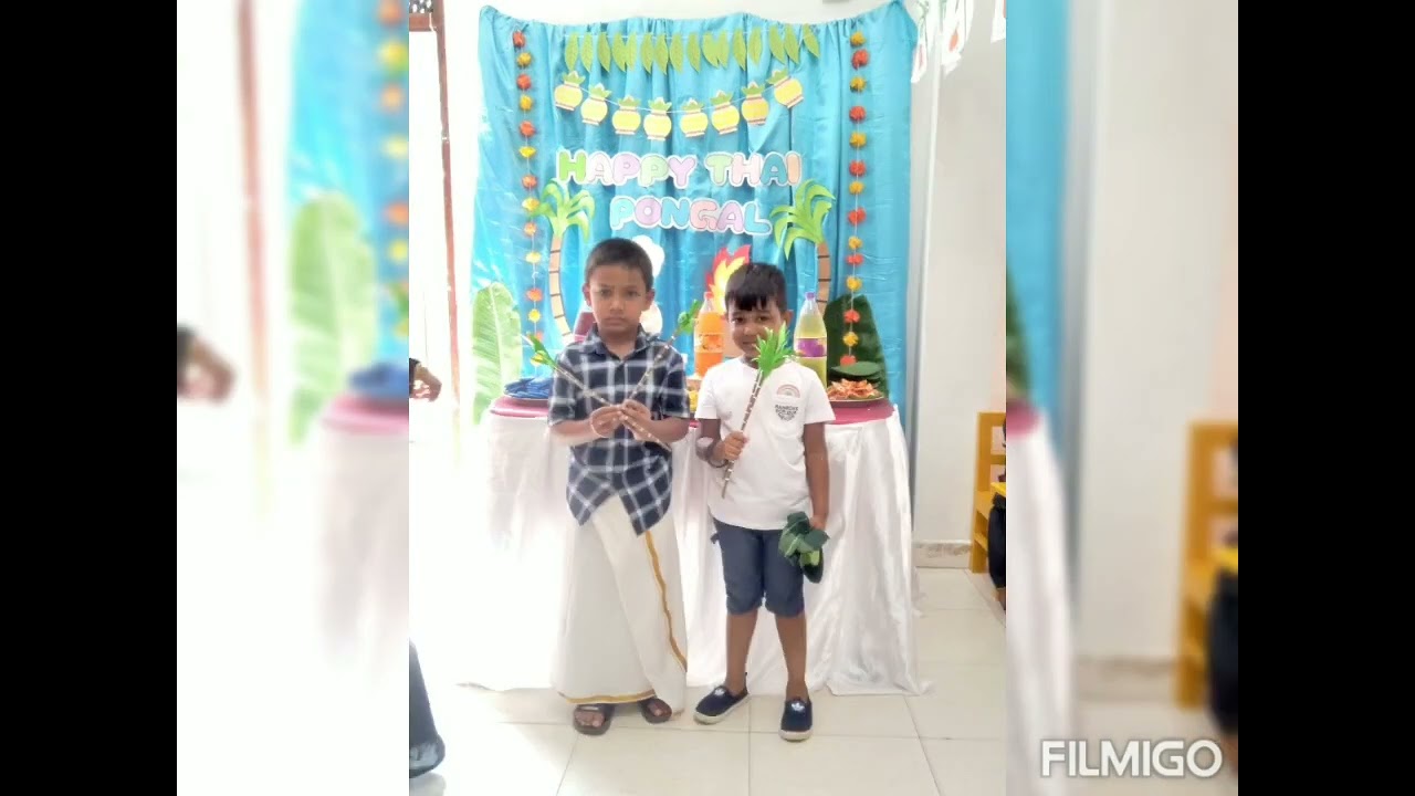 little four stars pre school.thai pongal celebration 2022