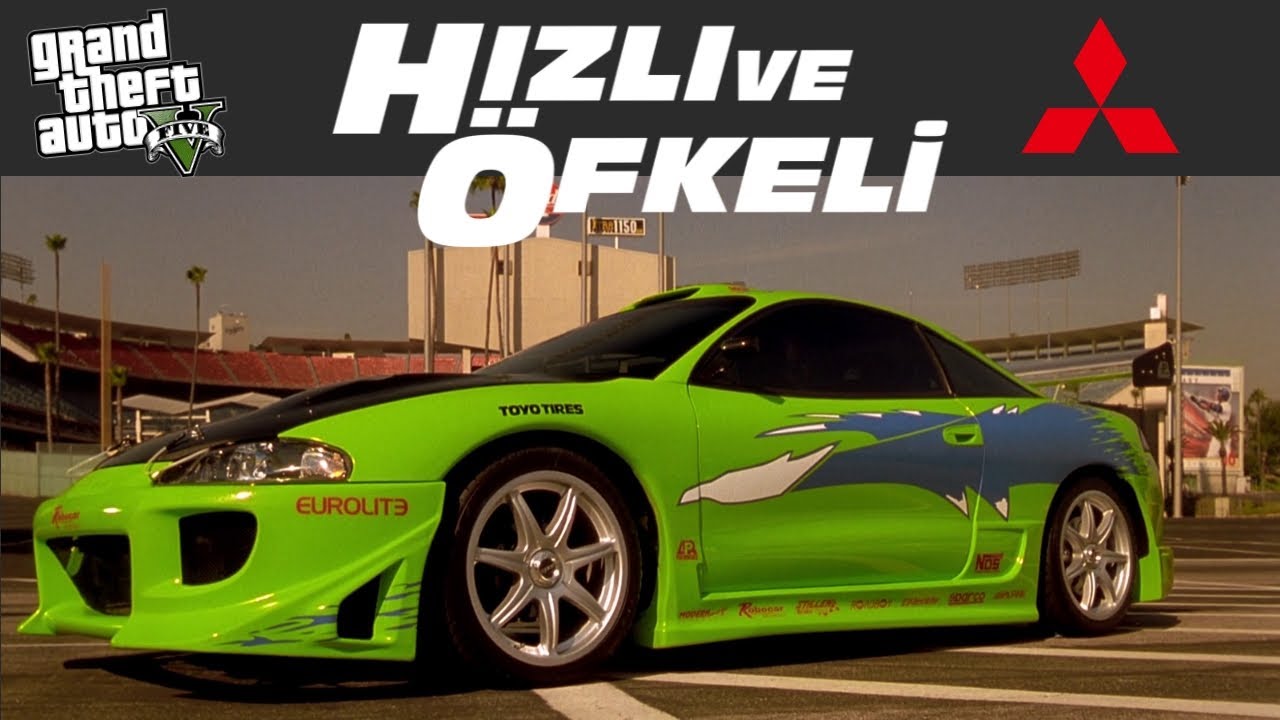 GTA 5 Online Hızlı ve Öfkeli 1 Brian Yeşil Mitsubishi Eclipse (Penumbra FF)