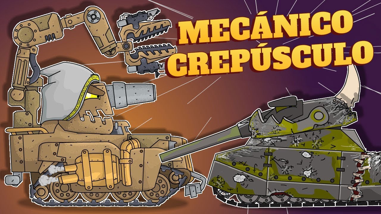 Mec&aacute;nico Crep&uacute;sculo - Dibujos animados sobre tanques