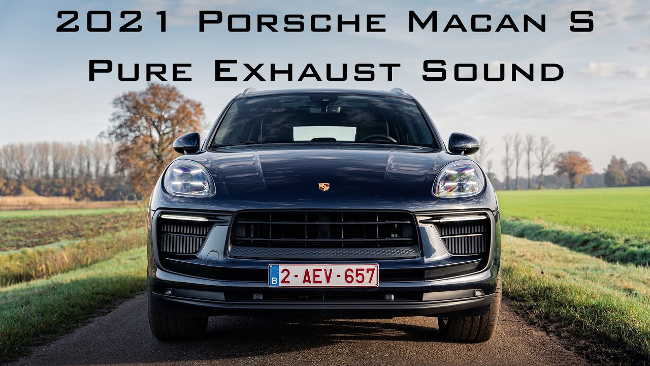 2021 Porsche Macan S: 2.9 V6 Pure Porsche Sports Exhaust sound