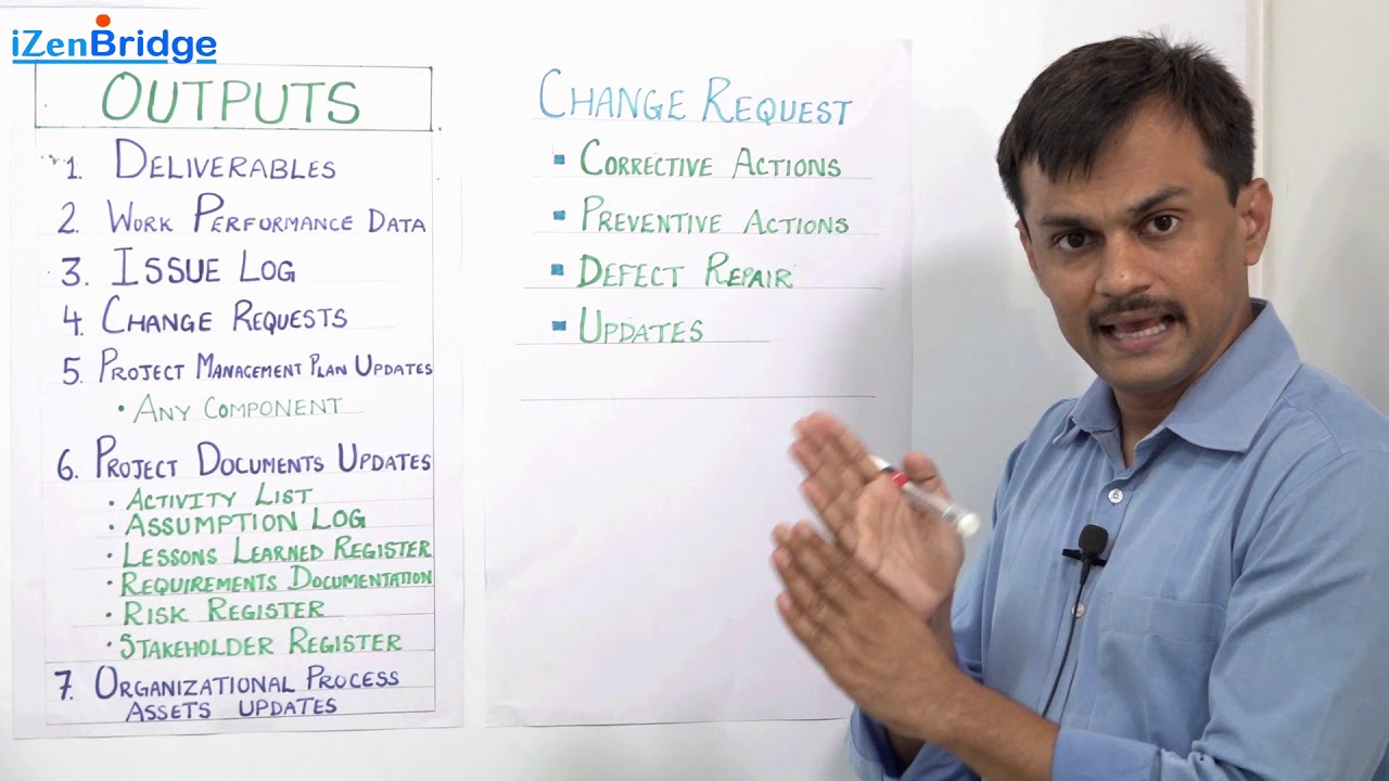 PMBOK 6: Direct and Manage Project Work -Change Request