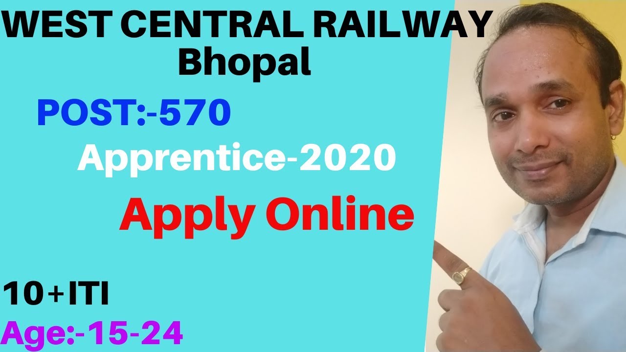 WCR Bhopal Trade Apprentice Online Apply | WCR  Bhopal Apprentice 2020 | Apprentice 2020