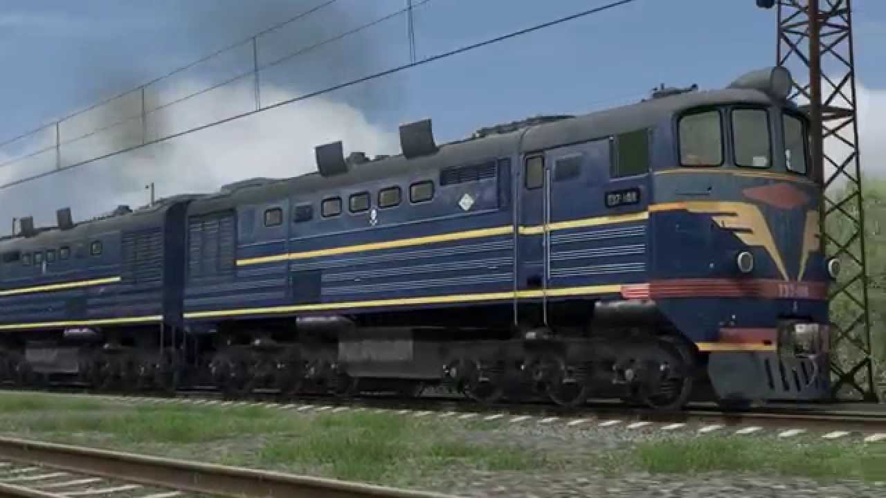Тепловоз ТЭ7-108 в RailWorks (Train Simulator 2015)