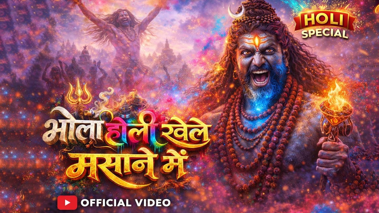 भोला होली खेले मसाने में | Shiv Holi Bhajan 2026 | Masane Ki Holi | Bholenath Holi Song |