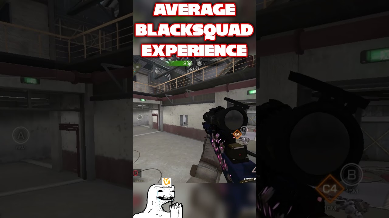 The AVERAGE EXPERIENCE on BLACK SQUAD 🤡