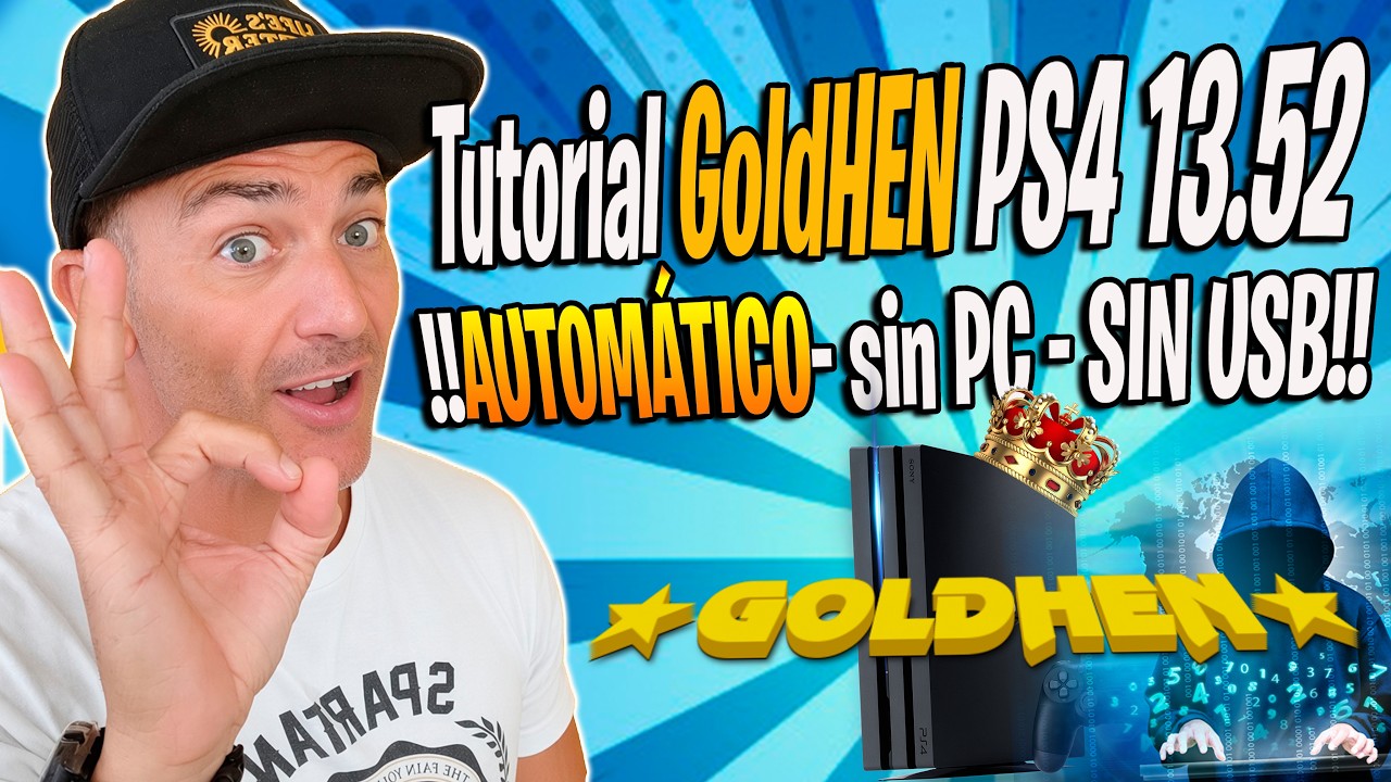 TUTORIAL NUEVO GoldHEN PS4 13.52 + EXPLOIT 13.52 - Autom&aacute;tico, SIIN USB, SIN DISCO, SIN PC!