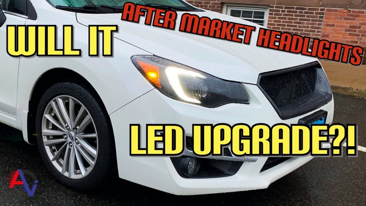 Aftermarket Headlights on Subaru Impreza | Will It LED Upgrade?!