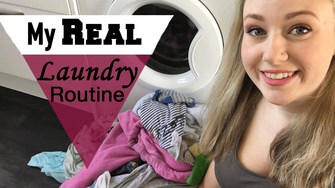 LAUNDRY ROUTINE  FAMILY OF 4 - SUPER EASY SIMPLE - QUICK LAUNDRY ROUTINE
