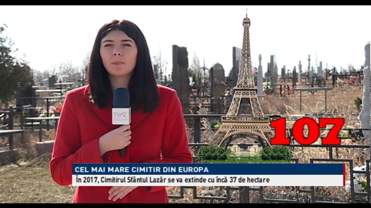 TVR Moldova: Cel mai mare cimitir din Europa. Europe's biggest cemetery in Moldova
