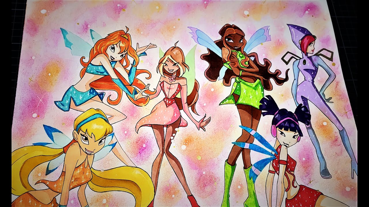 Drawing The WINX CLUB Fairies