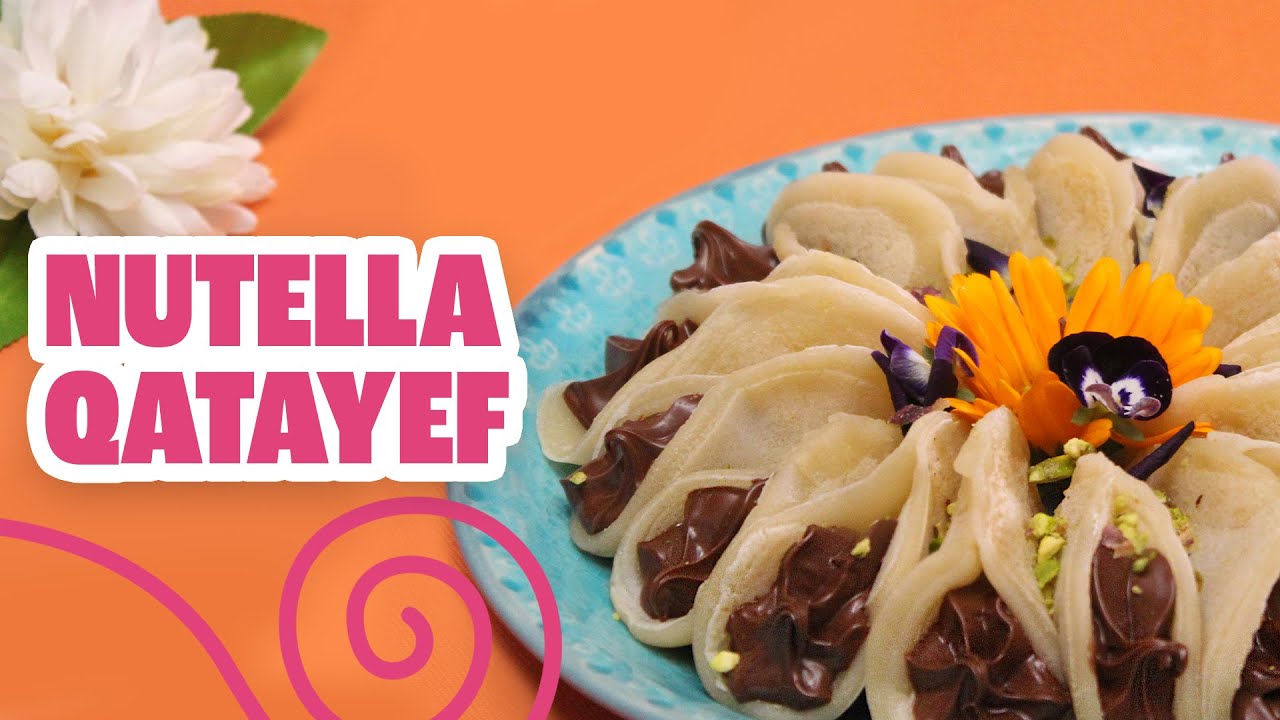 Tasty Nutella Qatayef