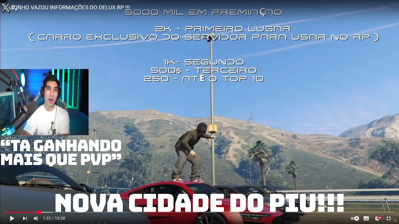 OVOTZ REAGINDO A NOVA CIDADE DO PIUZINHO!!!