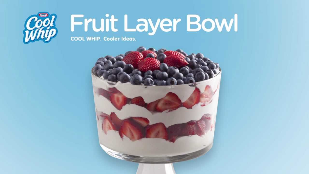 Cool Whip Fruit Layer Bowl