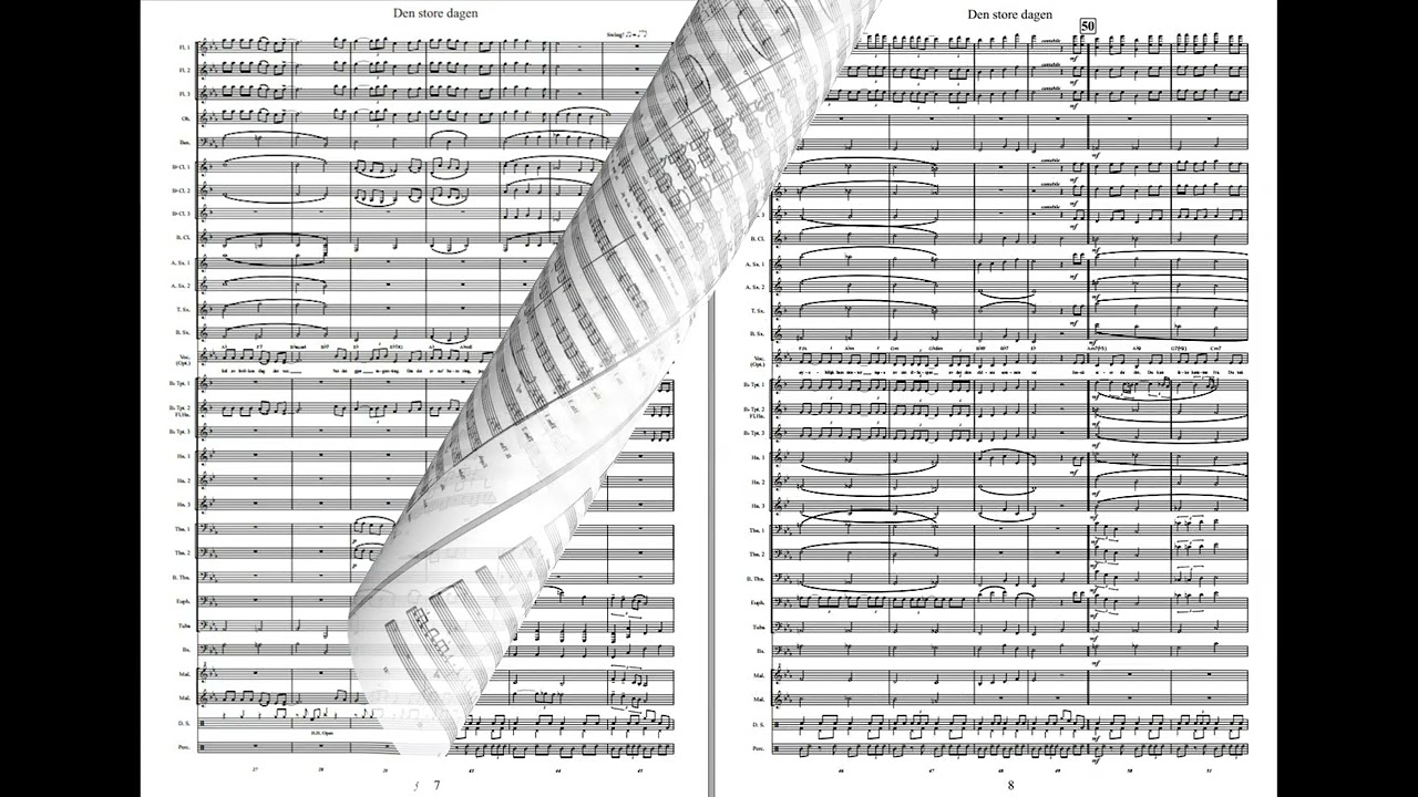 Den store dagen - Benny Borg /arr: Kjærnes. Available for Brass and Concert Band, Grade 3,5