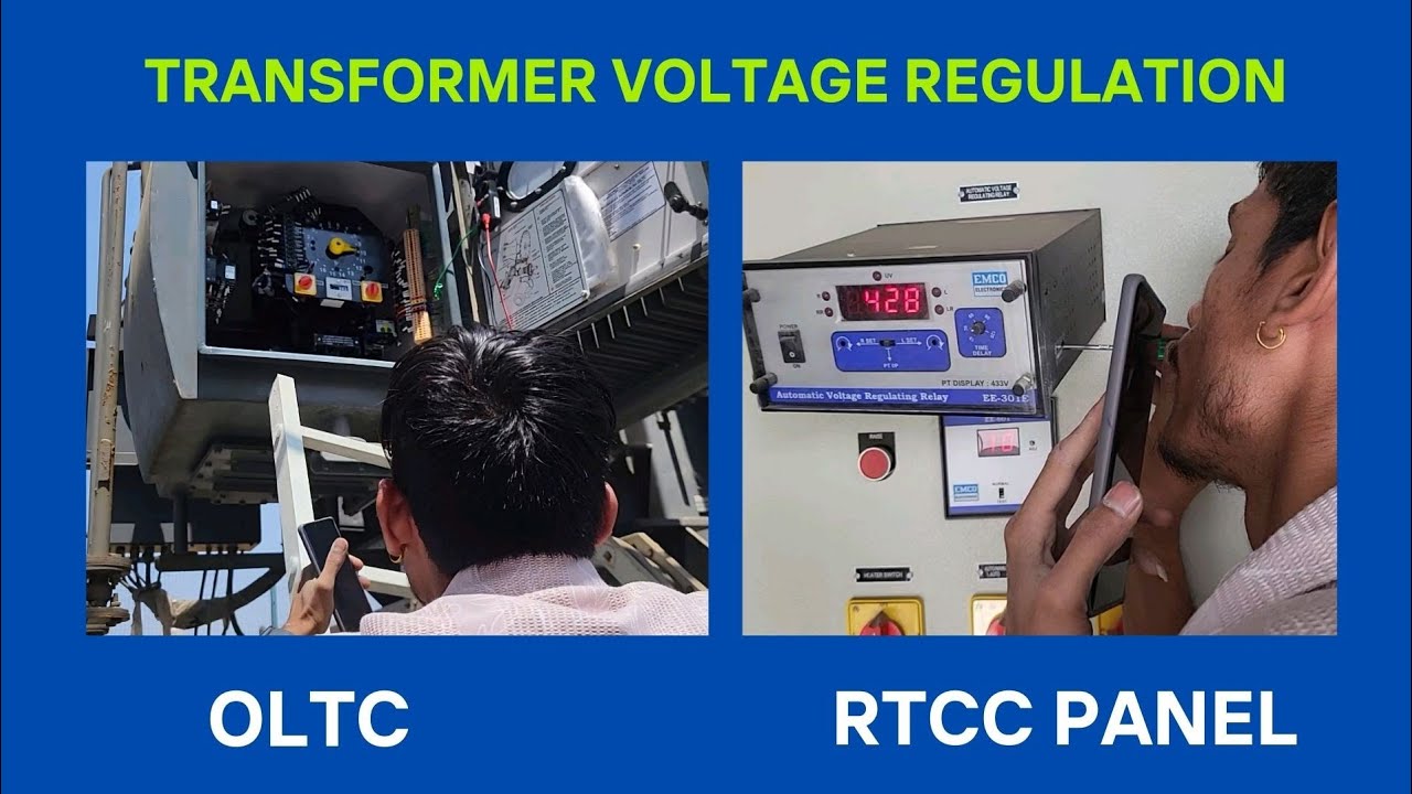 How to Fix Transformer Voltage Fluctuation By OLTC And RTCC Panel | Voltage Regulation