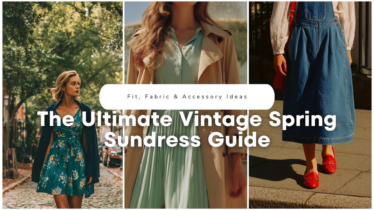 🌷 The Ultimate Vintage Spring Sundress Guide: Fit, Fabric & Accessory Ideas! 👗
