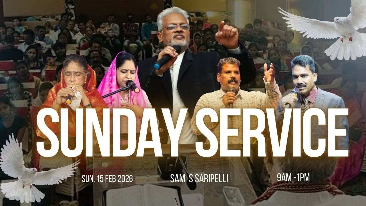 #SundayService || Sam S Saripelli || Word Comes Alive || Agape Church Golden Harvest ministries..