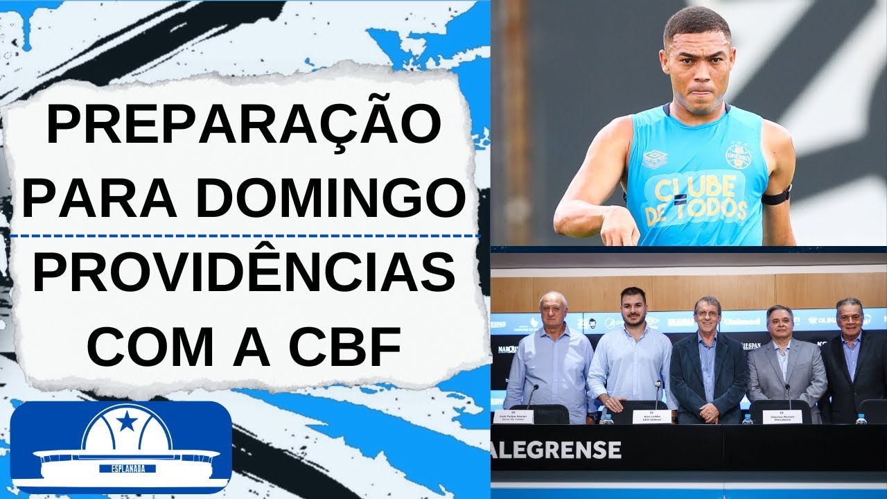 GRÊMIO CHAMA A CBF PARA DOMINGO | IMAGENS DA VOLTA AOS TREINOS | TIME REPETIDO? | ESPLANADA