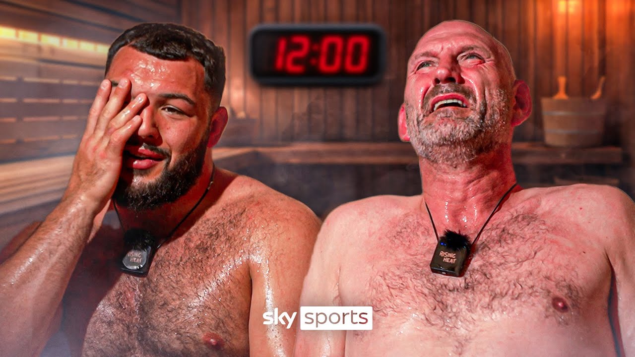 Can Ellis Genge outlast Lawrence Dallaglio in a 100°C sauna?! | 🥵 Rising Heat Lions Special