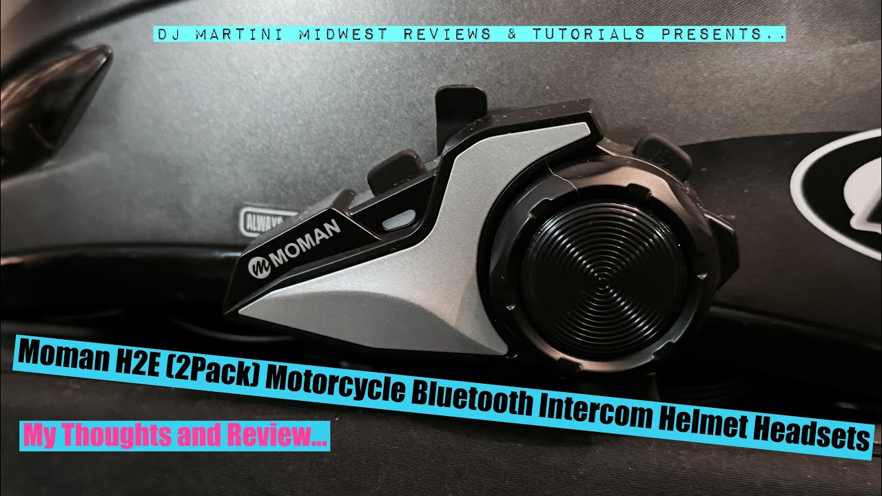Moman H2E intercom system (2 rider pair) My Thoughts & Review .