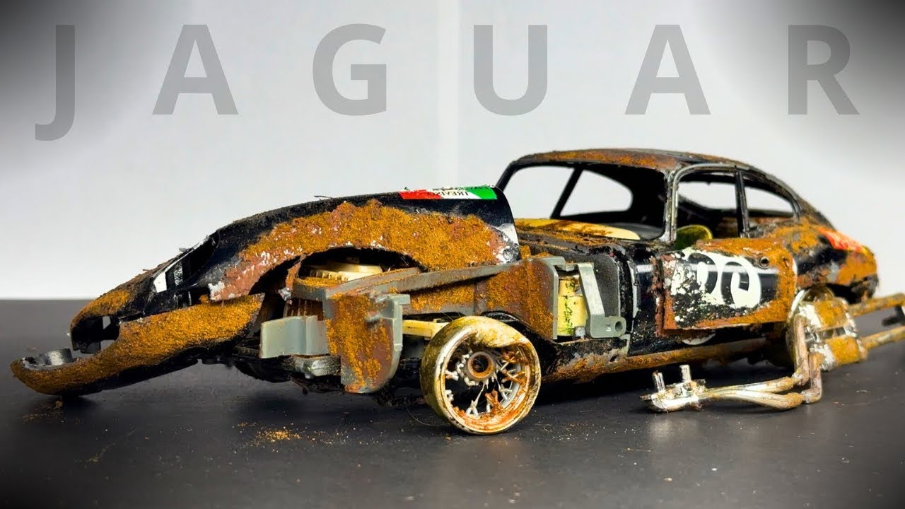 Amazing Restoration Abandoned Jaguar E-Type (1961) Model Car