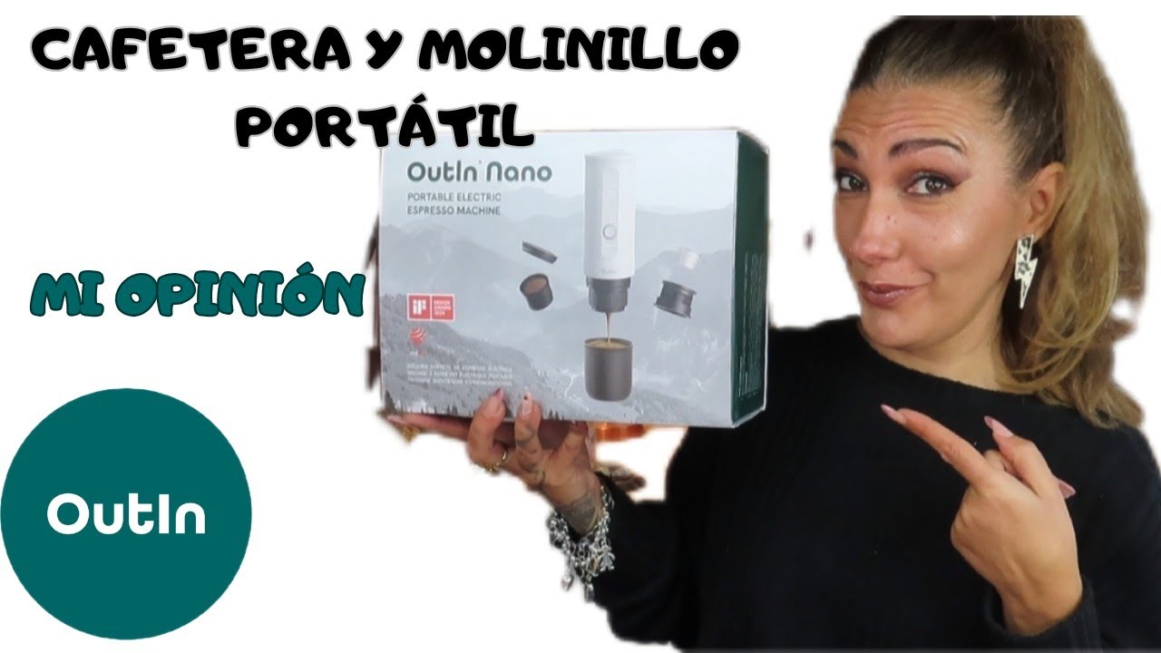 OUTlN CAFETERA Y MOLINILLO PORTÁTIL 🎁 IDEA MUY TOP DE REGALO NAVIDEÑO 