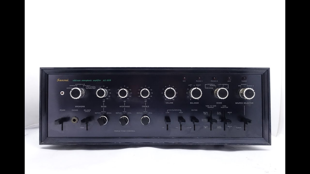 Amplificador Sansui Au-999
