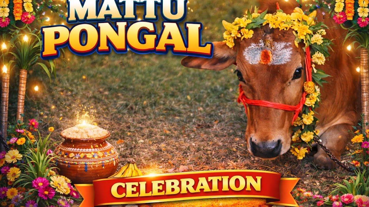 Mattu Pongal Special 🐮🔥 | Village Style Pongal Celebration