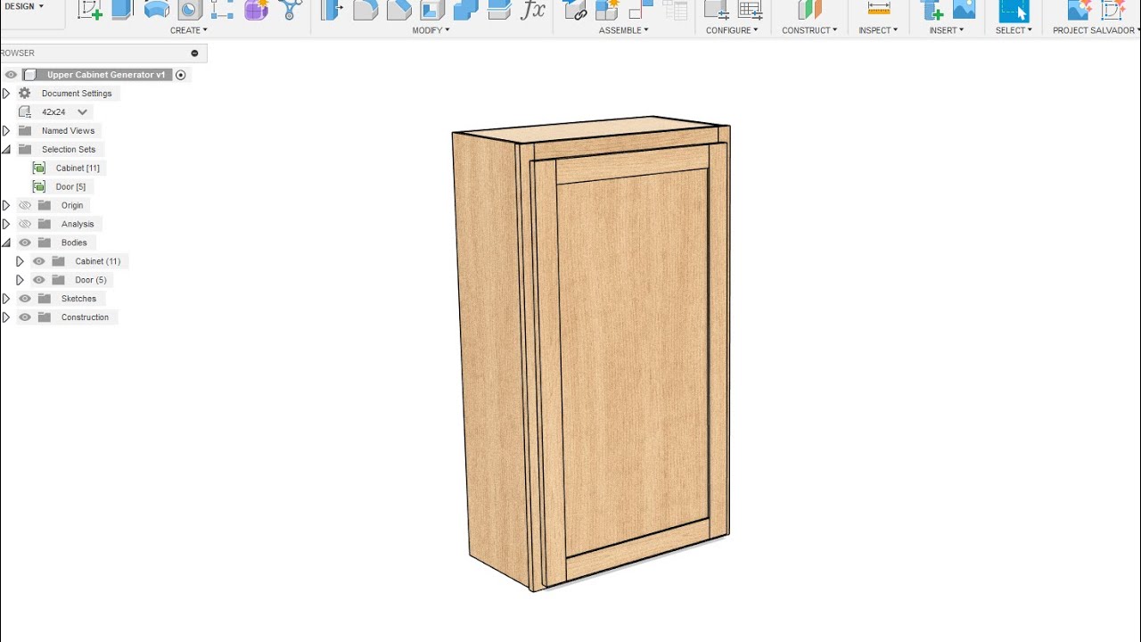 Autodesk Fusion: Cabinet Generator With Cut List