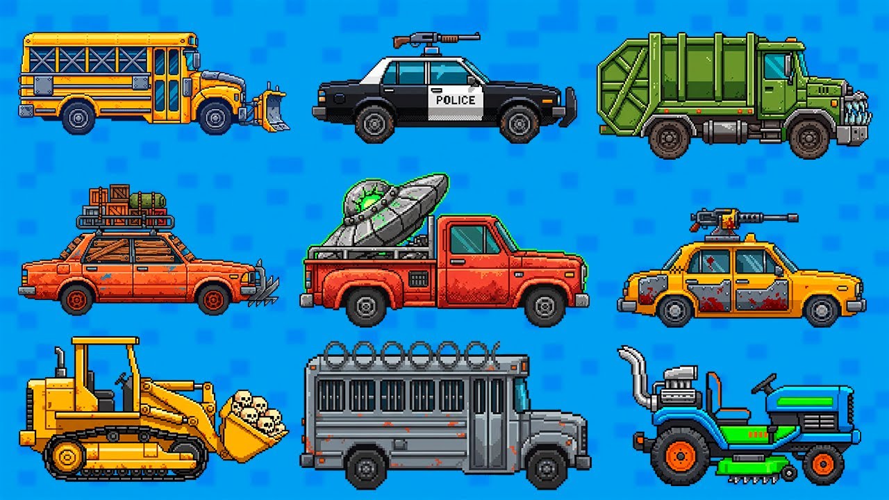 Noob vs Pro: Zombie Apocalypse Vehicles! (Level 1 - 100)