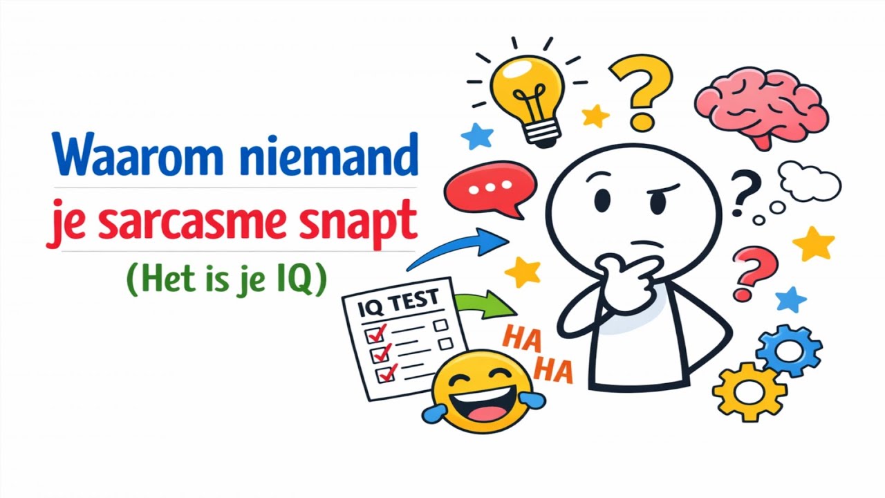 Waarom niemand je sarcasme snapt (Het is je IQ)