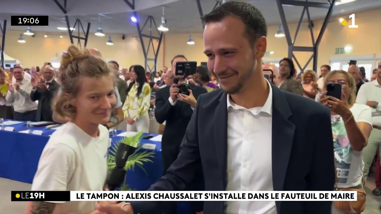 Alexis Chaussalet est officiellement maire du Tampon, son intronisation a eu lieue