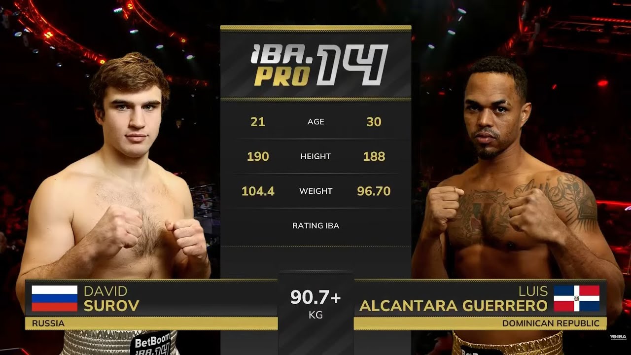 David Surov 🇷🇺 vs Luis Alfredo Alcantara Guerrero 🇩🇴 | IBA.PRO 14 | January 30, 2026| Moscow, Russia